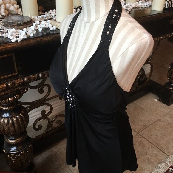 GORGEOUS CACHE Silk Lined Tank! - Picture 7 of 8